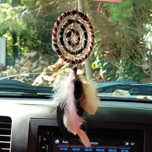 Tan and black dreamcatcher